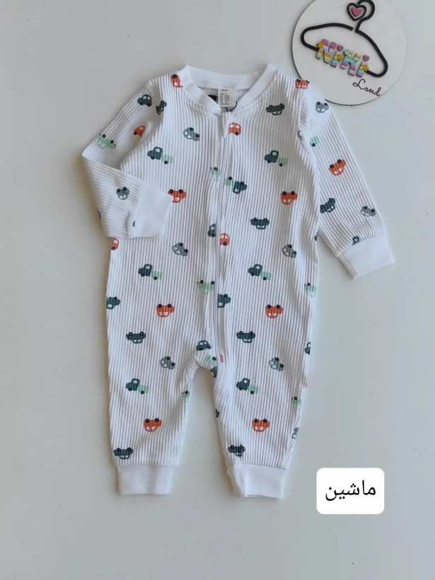 سرهمی وارداتی نوزادی نخ پنبه اچ اند ام کد ۴۴۰
