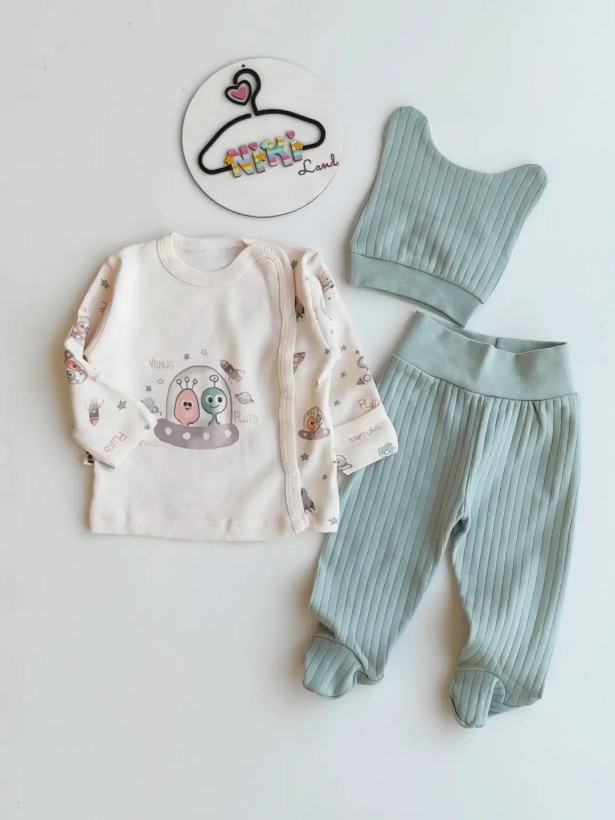 ست سه تکه نوزادی babycan کد ۴۶۱