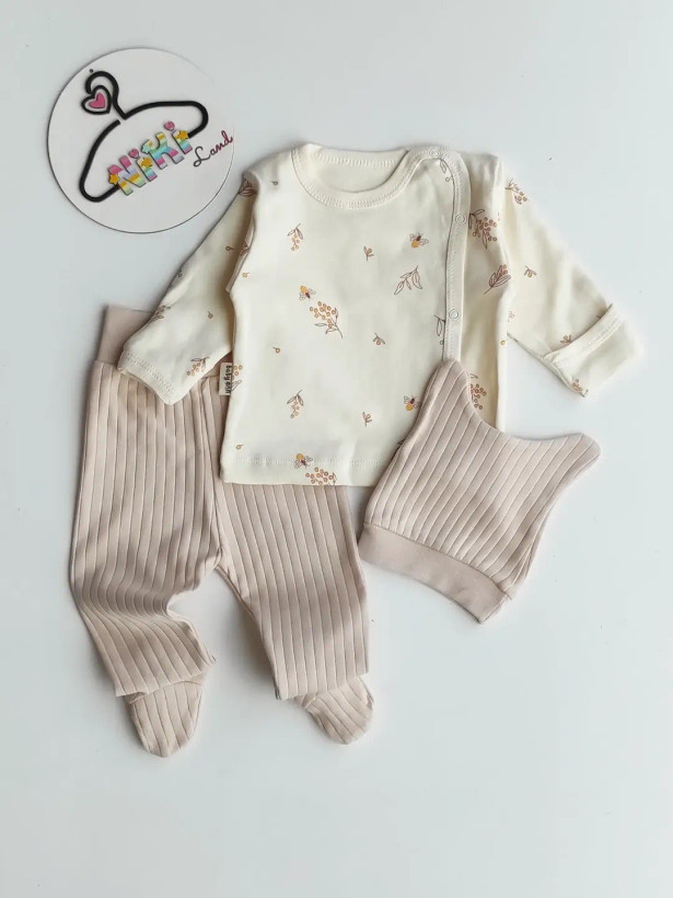 ست سهتکه نوزادی babycan کد ۴۸۳